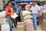 Comedores populares son dotados con productos