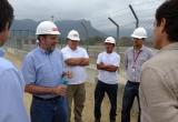 El congresista Yehude Simon visitó las instalaciones del Proyecto Olmos. (Foto cortesía)