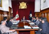 Consejo Ejecutivo del Poder Judicial sesiona en pleno.(Foto cortesía)