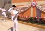 Katiuskha del Castillo reaparece en desfile de Fiestas Patrias en el penal