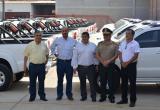 El ministro del Interior, José Luis Pérez Guadalupe,recibió en Lambayeque 30 camionetas para la Policía.