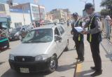 Ya iniciaron los operativos informativos a los transportistas de Chiclayo. (Foto cortesía)