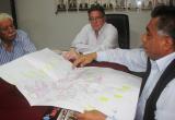 Reunión del alcalde David Cornejo y el presidente de la Cámara de Comercio de Lambayeque. (Foto Facebook)