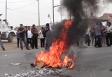 Trabajadores del sector Salud queman llantas y bloquean vías en Lambayeque