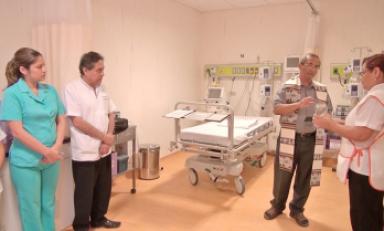 Inauguración de la UCI Pediátrica en el Hospital Regional de Lambayeque. (Foto cortesía)