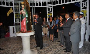 Inauguran remodelación de parque en Puerto Eten (Foto Cortesía)