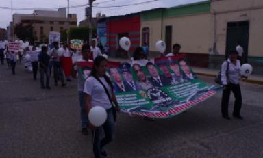 Familiares exigen liberación de los agentes de la PNP acusados de integrar “El Clan del Norte” (Foto: Chiclayo en Línea)
