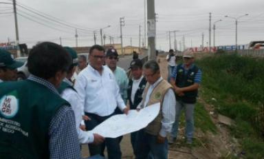 Ministro de Agricultura inspeccionó las obras de prevención por el Fenómeno de El Niño en la Región Lambayeque