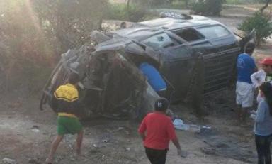 Olmos: Tres funcionarios quedan heridos en accidente de tránsito (Foto Cortesía)