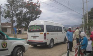 Dos personas resultaron heridas cuando se dirigían al Centro Poblado de Querpón (Foto: Chiclayo en Línea))