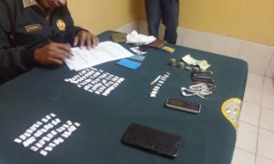 Policía interviene a microcomercializador de PBC en La Victoria