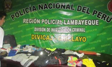 Incautan prendas deportivas sin documentación legal (Foto cortesía)